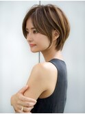 前髪長め大人ショートボブ20代30代40代【AIN.表参道】川原大地
