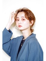 クシュ 所沢西口プロぺ通り(kusyu... )&nbsp;ペールベージュセクションカラーグラデーションカラー外ハネボブ