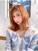 外ハネミディアムヘア☆