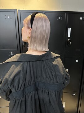 シーク 天神(SEEK) 【SEEK 茶木】ホワイトミルクティーベージュ