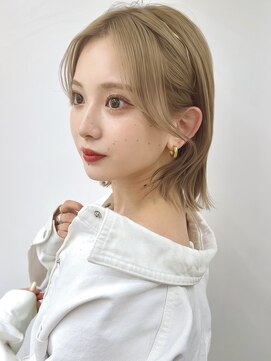 サンドシーン(sand scene) 20代30代40代丸みショートボブマッシュ前下がりレイヤー