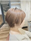 大人かわいいアッシュカラー