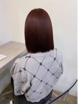 イオエ(ioe)&nbsp;黒髪/ボブルフ/ネビージュ/小顔/ワンレン/髪質改善/グレージュ