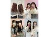 【7月5日.6日限定】ハートやリボンもOK!ヘアメ4000円(早朝料金別途)