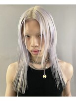 ハコ プラス(HACO+)&nbsp;メンズカット　ケアブリーチ　デザインカラー　ホワイトカラー