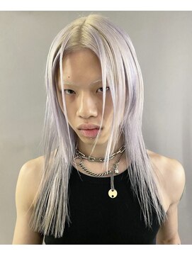 ハコ プラス(HACO+) メンズカット ケアブリーチ デザインカラー ホワイトカラー