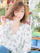 カバーヘア ブリス 大宮西口(COVER HAIR bliss)&nbsp;ハイライトラフニュアンス外国人風ボブディc5大宮20代30代40代