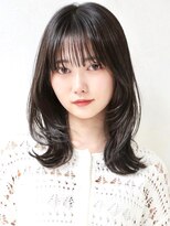 アイニティ 少路(Inity)&nbsp;[Inity]アッシュブラック×くびれヘア[髪質改善/豊中/縮毛矯正]