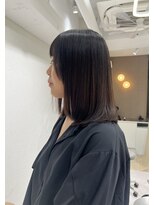 メゾンマイル 恵比寿(maison mile)&nbsp;ミディアムレイヤー/暗めカラー/髪質改善/縮毛矯正［恵比寿駅］