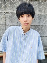 スーハ 恵比寿(SUUHA)&nbsp;黒髪スマートマッシュパーマ／ワンカールパーマ／メンズパーマ