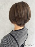 ハンサムショート×カーキアッシュカラー