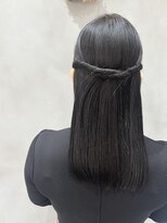 オーリーヘアー(Olliy hair) ハーフアップ ヘアセット