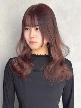 ロイ(Roi) ★10代20代30代美髪ローレイヤーピンクブラウン韓国風くびれヘア