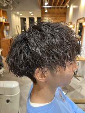 アメラボ(AmeLab) ツイストスパイラルで作る束感マッシュ　ワックス仕上げ