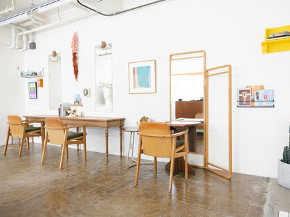 髪と自然の写真