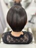 【髪質改善】弱酸性ストレート+カット＋マイクロバブル　￥21450