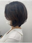 本厚木◎フェザーショート丸みマッシュボブ◎フェミニン髪質改善