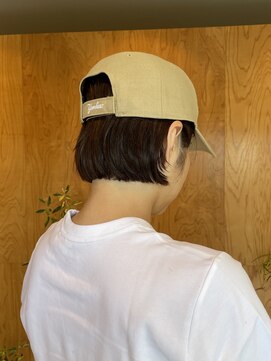 リノア 鵠沼海岸(LINOA) ミニボブ×グレージュ