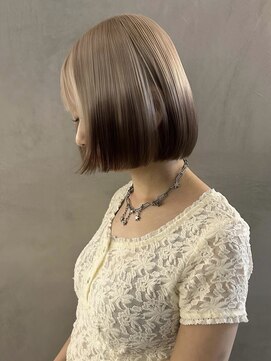 ペレ アネックス 大阪梅田茶屋町店(PELE ANNEX) ミディアムヘア/暗めカラー/グランマッシュ/梅田