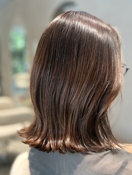 ディライト(DELIGHT)の写真/自宅での再現性を重視したカットが人気の秘密★髪質を活かしたスタイルで毎朝のスタイリングも◎