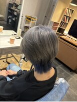 アンバーロイス 綱島(umber royce)&nbsp;【メンズライク】シルバー×ネイビーブルー mana