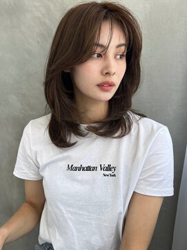 ナチュカジュアル♪×内巻レイヤー