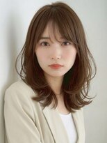 ケーツー心斎橋 クイーンズガーデン バイ ケーツー(K two QUEEN'S GARDEN by K two)&nbsp;顔まわりレイヤー/セミロング/似合わせ/ナチュラルブラウン