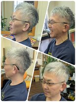 クリア 美容室 ダンディな大人グレイヘア☆