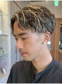 武蔵小杉メンズパーマ波巻きパーマプードルパーマッシュウルフ