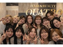 ヘアアンドビューティー クアトロ 戸祭店(QUATRO)の雰囲気（女性スタッフが多く大人女性が落ち着いて相談しやすい空間です）