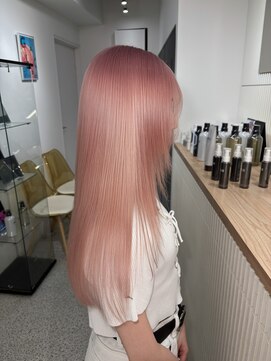 ペレ 原宿(PELE) ダークパープルナチュラルショート夏のヘアアレンジ原宿