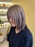 【再来】ケアブリーチ＋オンカラー＋艶髪もトリートメント