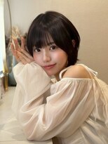 ロンドロゼ 池袋(Lond rose) 髪質改善/大人ガーリー/似合わせカット/ショートボブ前髪/池袋