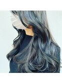 ◆ダークブルーカラー♪【髪質改善オージュア認定サロン】