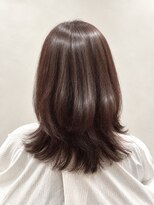 ケーズヘアー 津田沼SHORE店(K's Hair)&nbsp;大人可愛いミディアムレイヤー/艶髪/20代30代/秋カラー