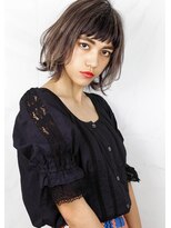 ヘアサロン ガリカ 表参道(hair salon Gallica) 『外ハネ × グレージュ』 切りっぱなしBob☆メルトカラー