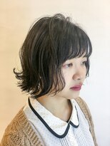 モリオ フロム ロンドン 鶴瀬店 【morio鶴瀬】黒髪外ハネラフカール