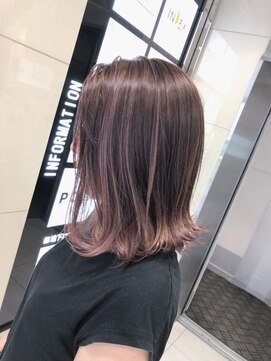 ジゼル(gisele) モーブ系バレイヤージュ