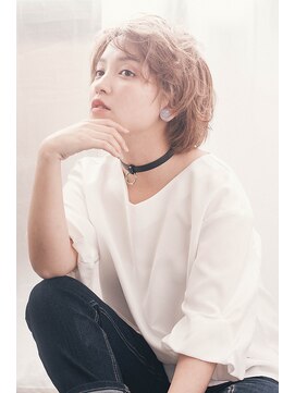 アドラーブル 長岡新保店(adorable) くせ毛風ウェットレイヤーショート【イルミナカラー/髪質改善】