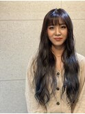 【☆レディース支持率No.1スタイル☆】ロングウェーブ×アッシュ