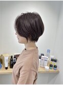 大人可愛いショートボブ