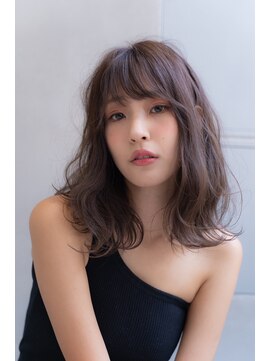 レニーバイエース(LANY by ACE) 【LANY 横浜】ほつれウェーブ×ダークグレージュ