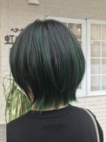 ヘア デザイン 虹いろのはさみ&nbsp;マッシュウルフ