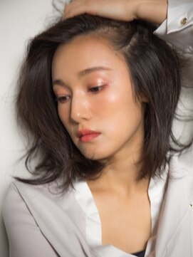 カッファ 東銀座(CUFFA) 【CUFFA】小顔無造作デザインカラー大人ボブ東銀座築地新富町