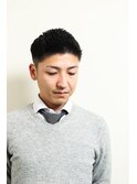 七三オールバックかき上げヘアコンマヘア１９４