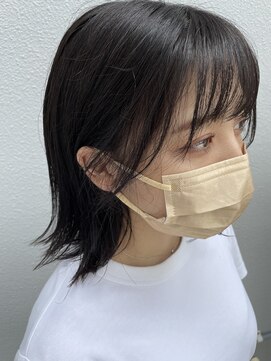 エイト 沖縄豊崎店(EIGHT toyosaki) 【EIGHT 豊崎】お客様スタイル_艶っぽ暗髪ボブ