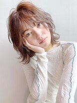 アイティー バイ アルバム 中野店(IT by ALBUM) ブラウンボブレイヤー_くびれヘアビタミンカラー_8864