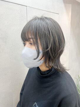 ヴェイン 渋谷(vain) 【vain#☆】顔まわりかわいいウルフスタイル