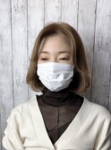 【韓国風】内巻きミディアムボブ