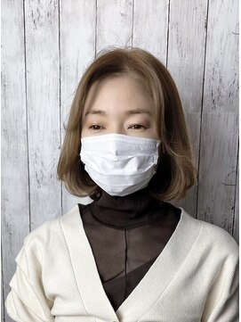 ビューティドレッセヤマノ 池袋パルコ(Beauty Dresse YAMANO) 【韓国風】内巻きミディアムボブ